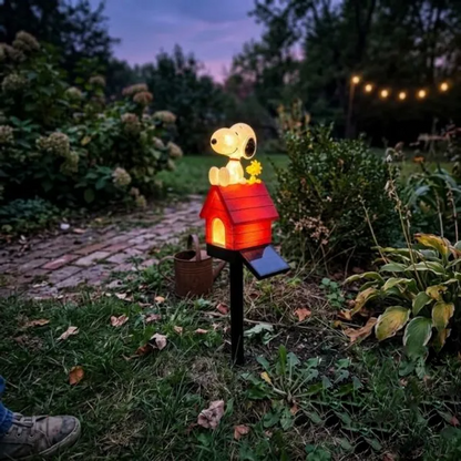 🔥 LIMITED EDITION • Snoopy & Woodstock Solar Garden Stake Light