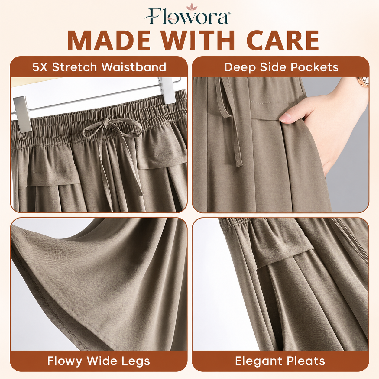 Flowora™ – Relaxed Wide-Leg Cropped Culottes