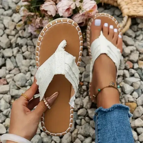 Women Walking Slippers Clip Toe