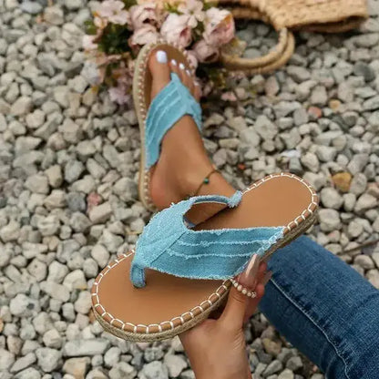 Women Walking Slippers Clip Toe